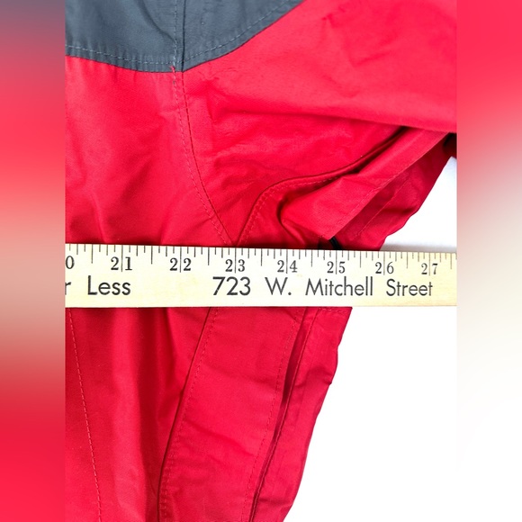 Columbia Titanium Men Size Large Red Black Omni Heat Jacket Hood Zip Pockets - Picture 4 of 16